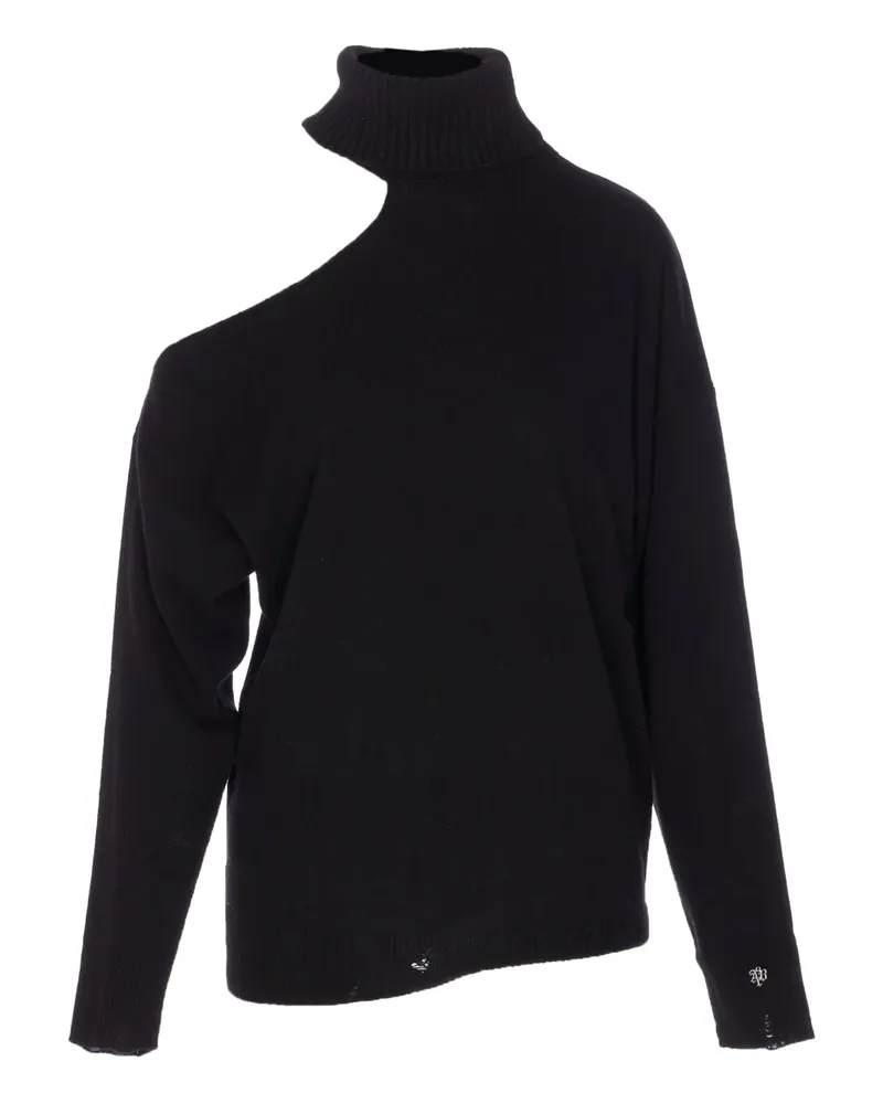 Aniye By Kleid mit Stehkragen - Schwarz Schwarz