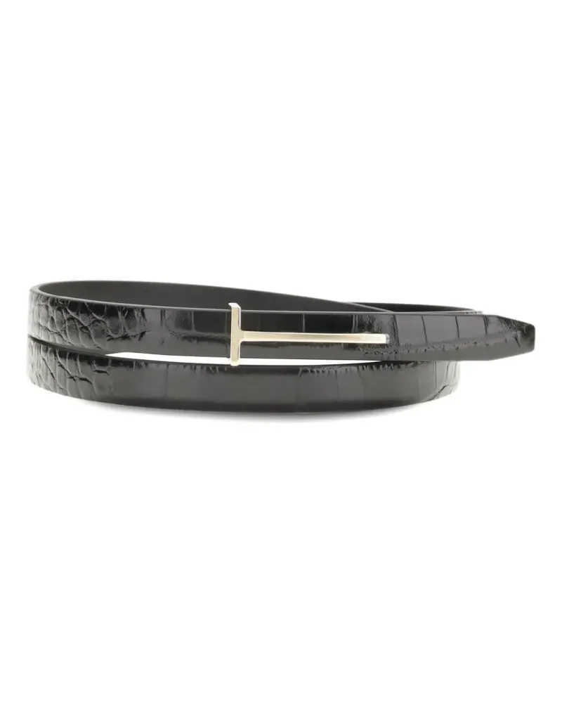 Tom Ford leather belt - Schwarz Schwarz