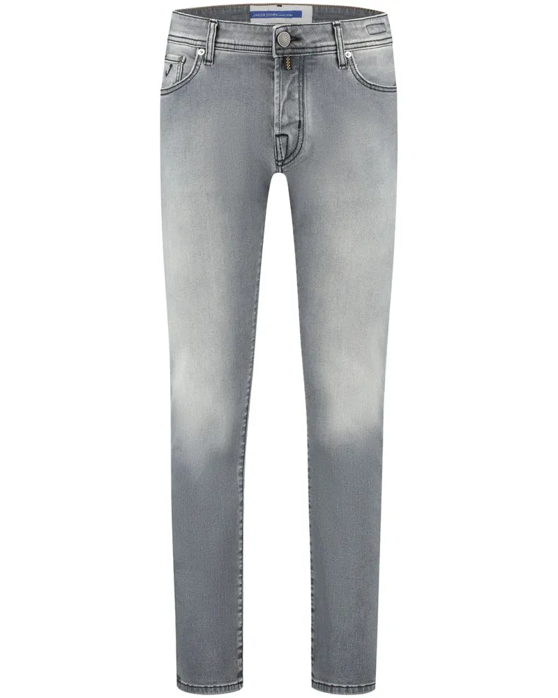 Jacob Cohën Nick Slim-Fit-Jeans - Grau Grau