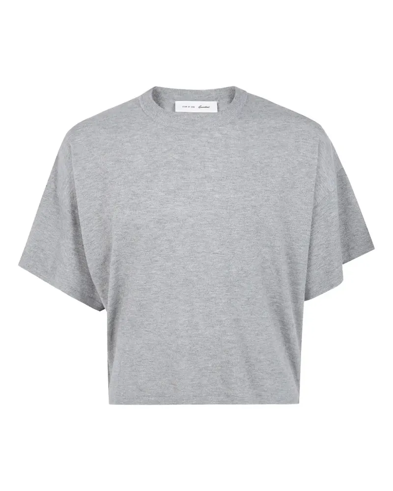 Fear of God logo-patch T-shirt - Grau Grau