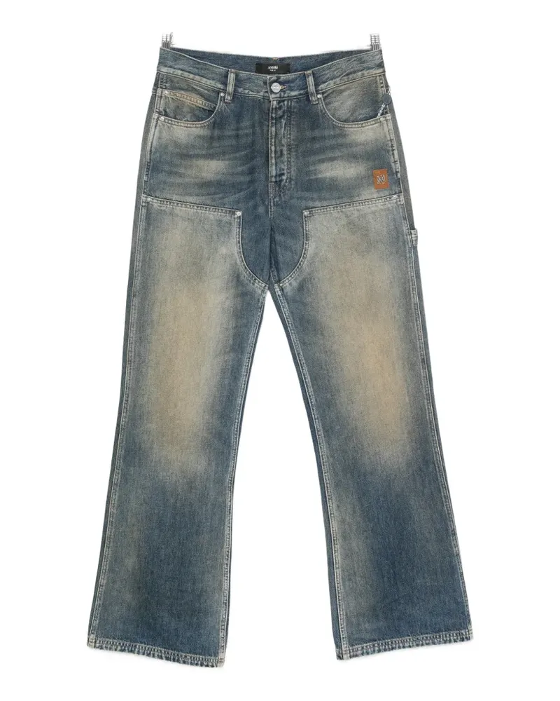 Amiri faded panelled jeans - Blau Blau