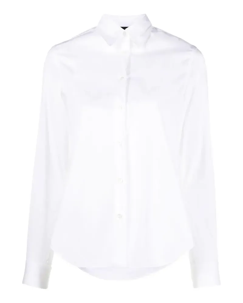ASPESI classic-collar long-sleeve shirt - Weiß Weiß