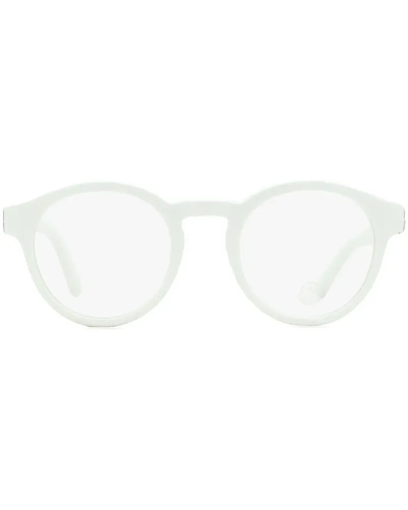 Moncler ML5189 Brille mit ovalem Gestell - Weiß Weiß