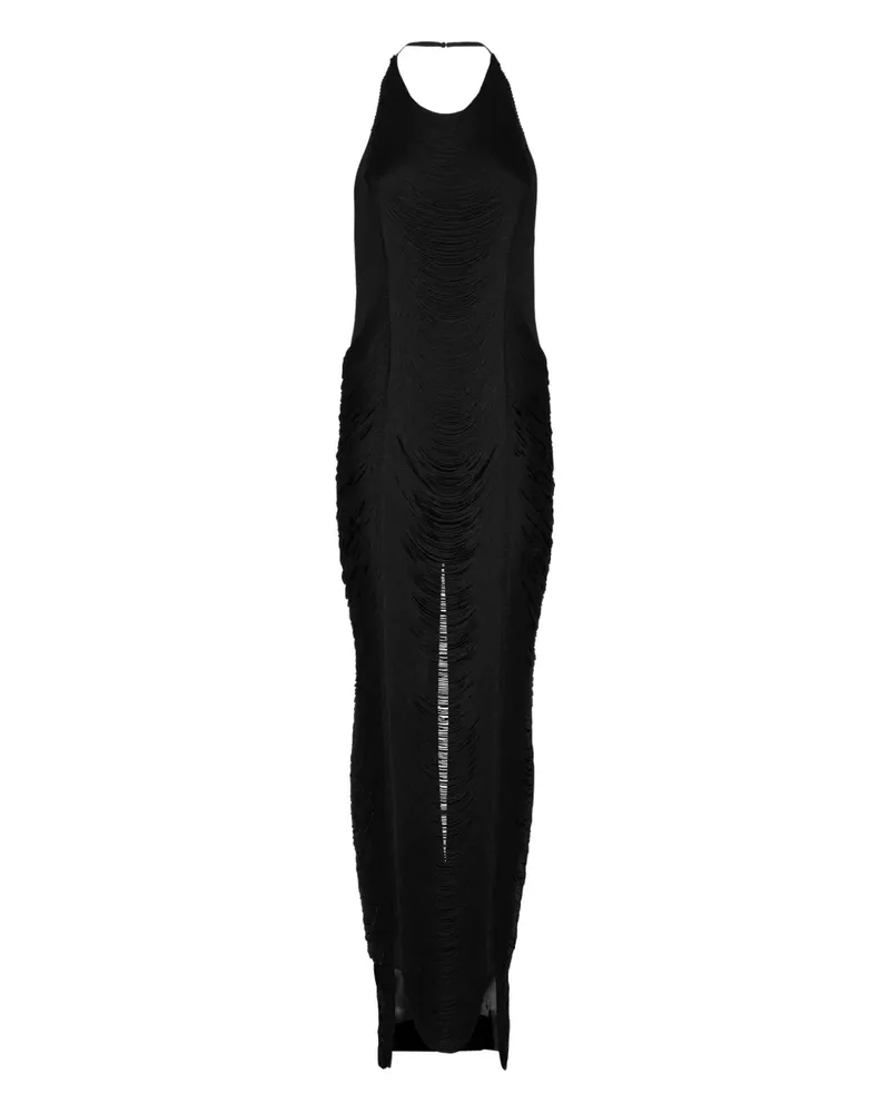 Philipp Plein Fragnes Maxikleid - Schwarz Schwarz