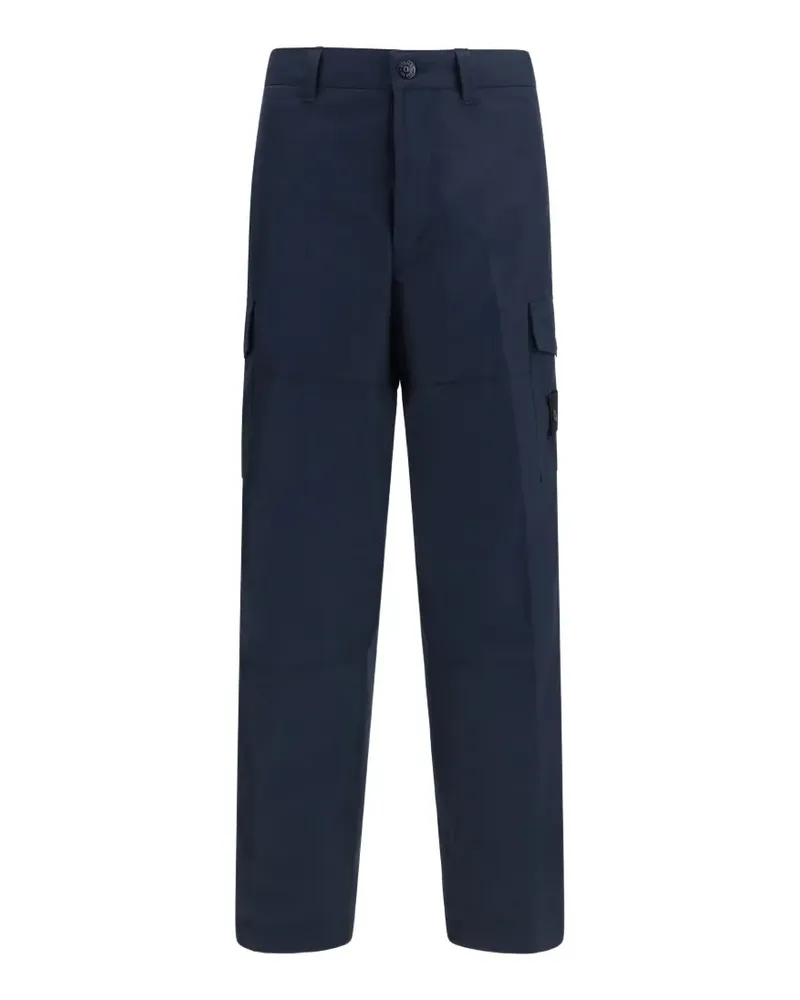 Stone Island cotton cargo pants - Blau Blau