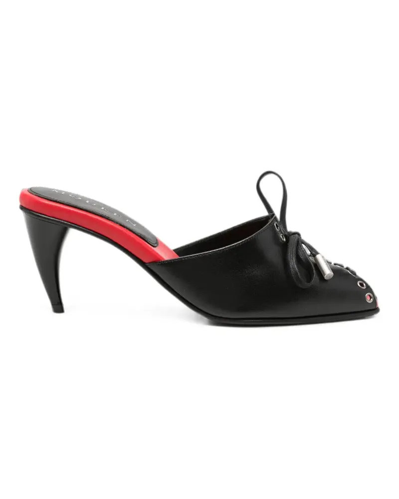 Alexander McQueen lace-up open-toe sandals - Schwarz Schwarz