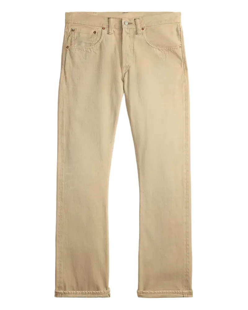 Ralph Lauren Hose mit Knöpfen - Nude Nude