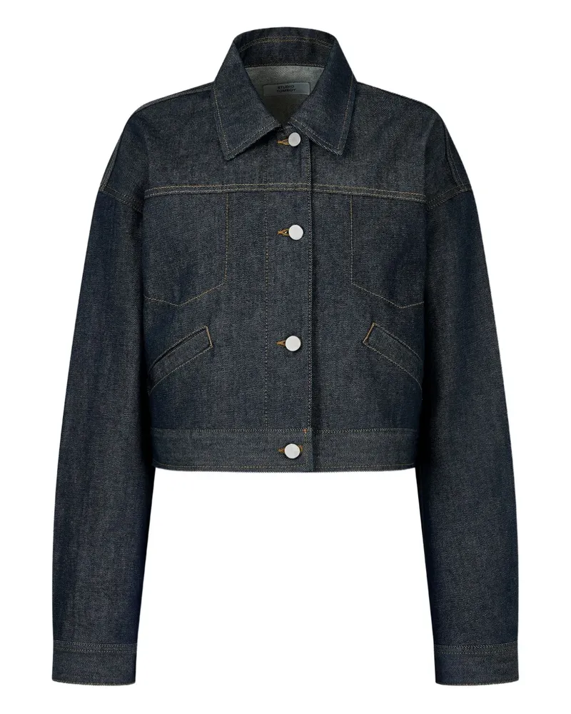 STUDIO TOMBOY Jeansjacke mit Knopfverschluss - Blau Blau