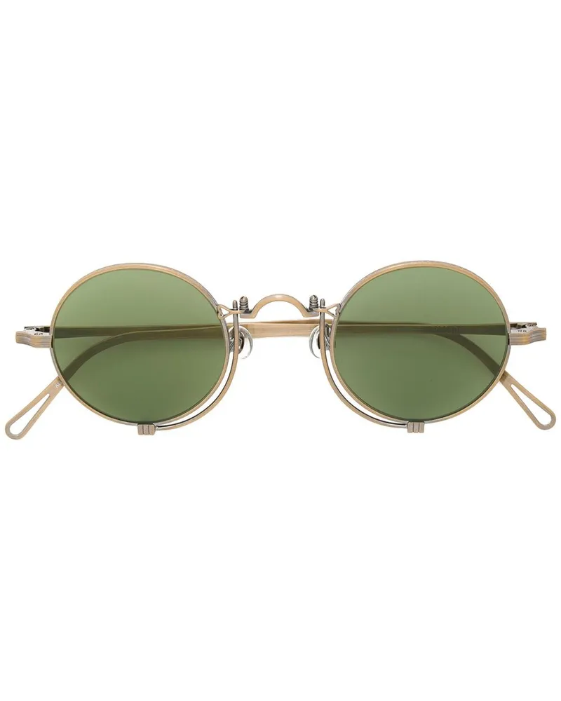MATSUDA Sonnenbrille mit runden Gläsern - Metallic Metallic
