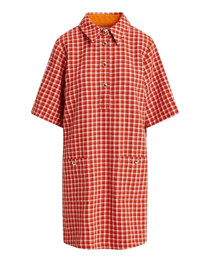 Essentiel Kooky Minikleid in A-Linie - Rot Rot