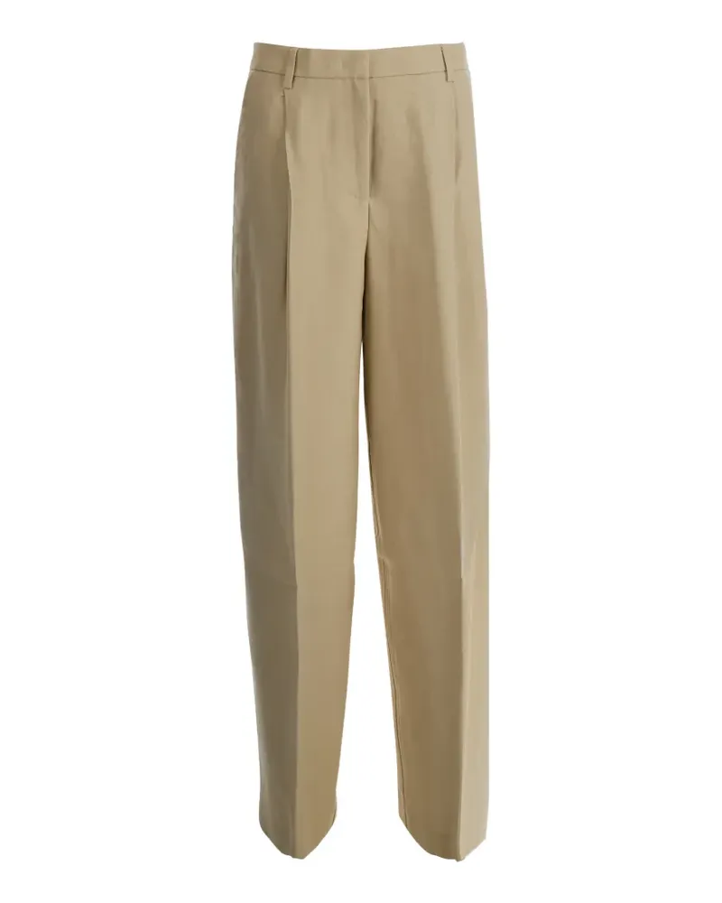 Mauro Grifoni pressed-crease trousers - Nude Nude