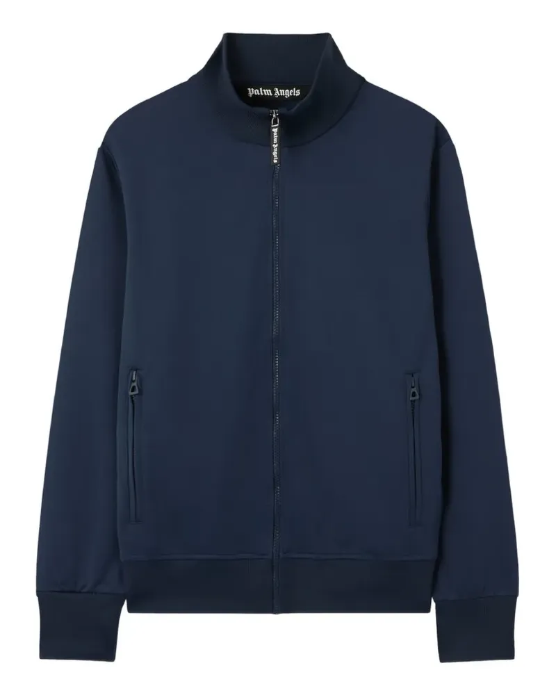 Palm Angels curved logo sweater - Blau Blau