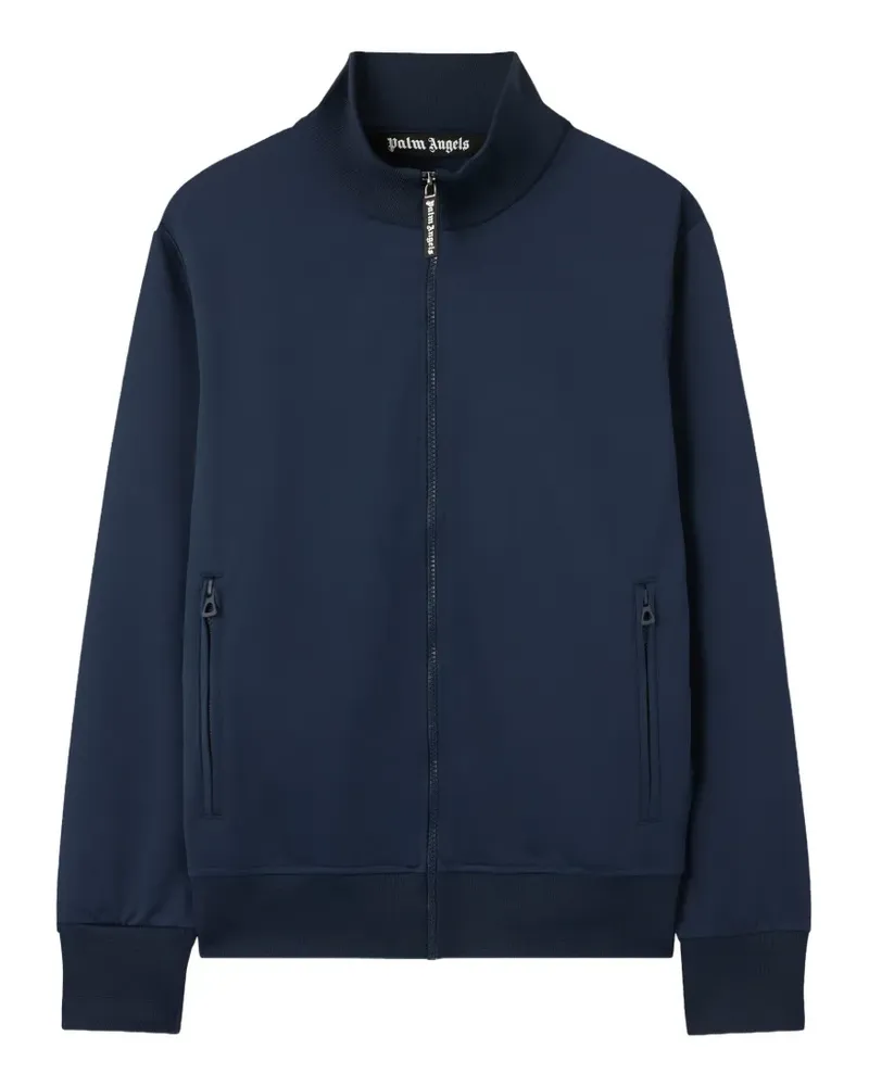 Palm Angels Pullover mit Logo - Blau Blau