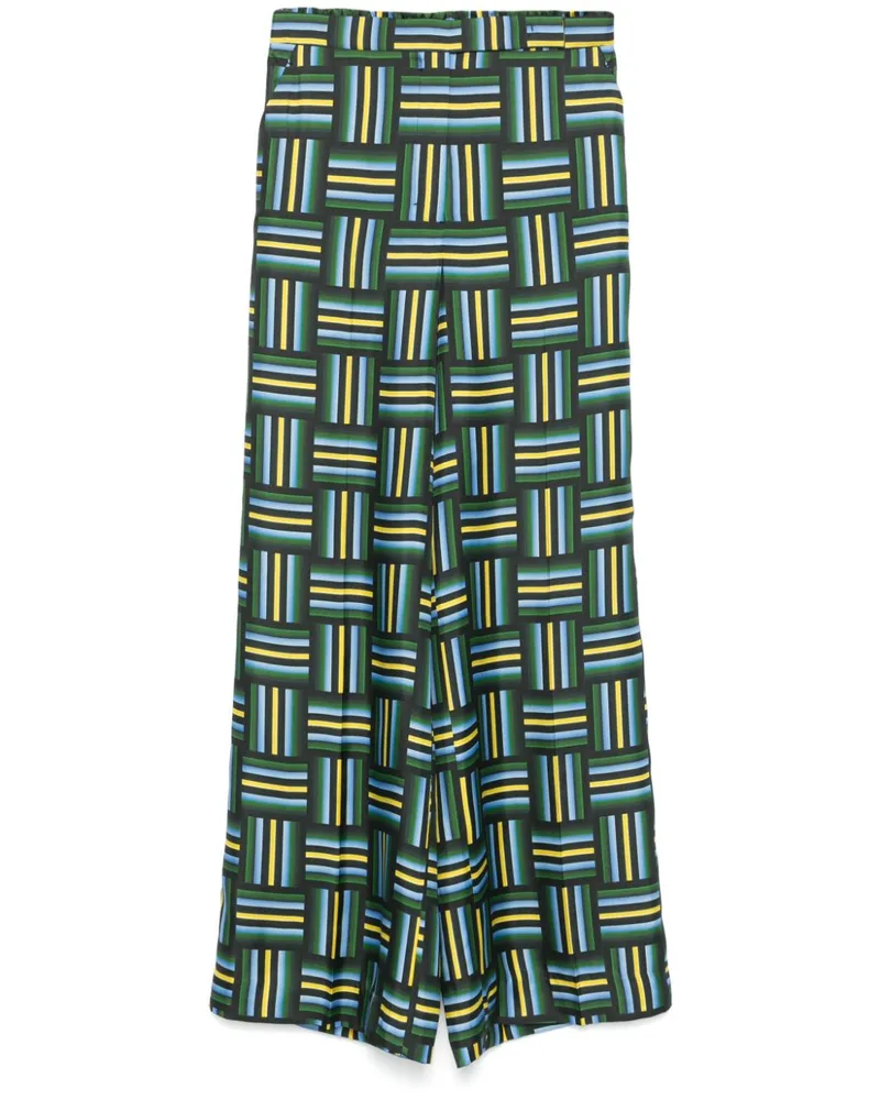 Dorothee Schumacher Seidenhose mit Print - Blau Blau