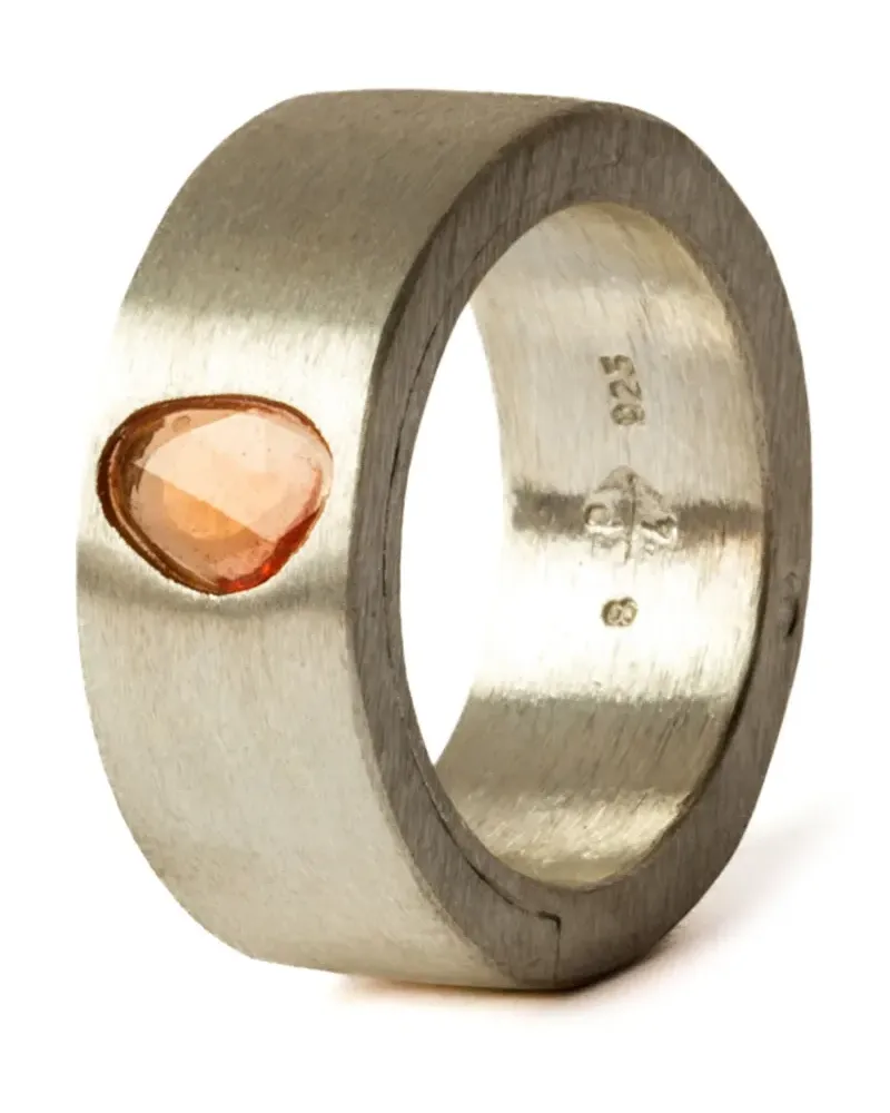 Parts Of Four Sistema Sterlingsilberring mit Saphir Silber