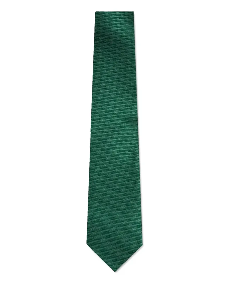 Comme des Garçons textured tie - Grün Grün