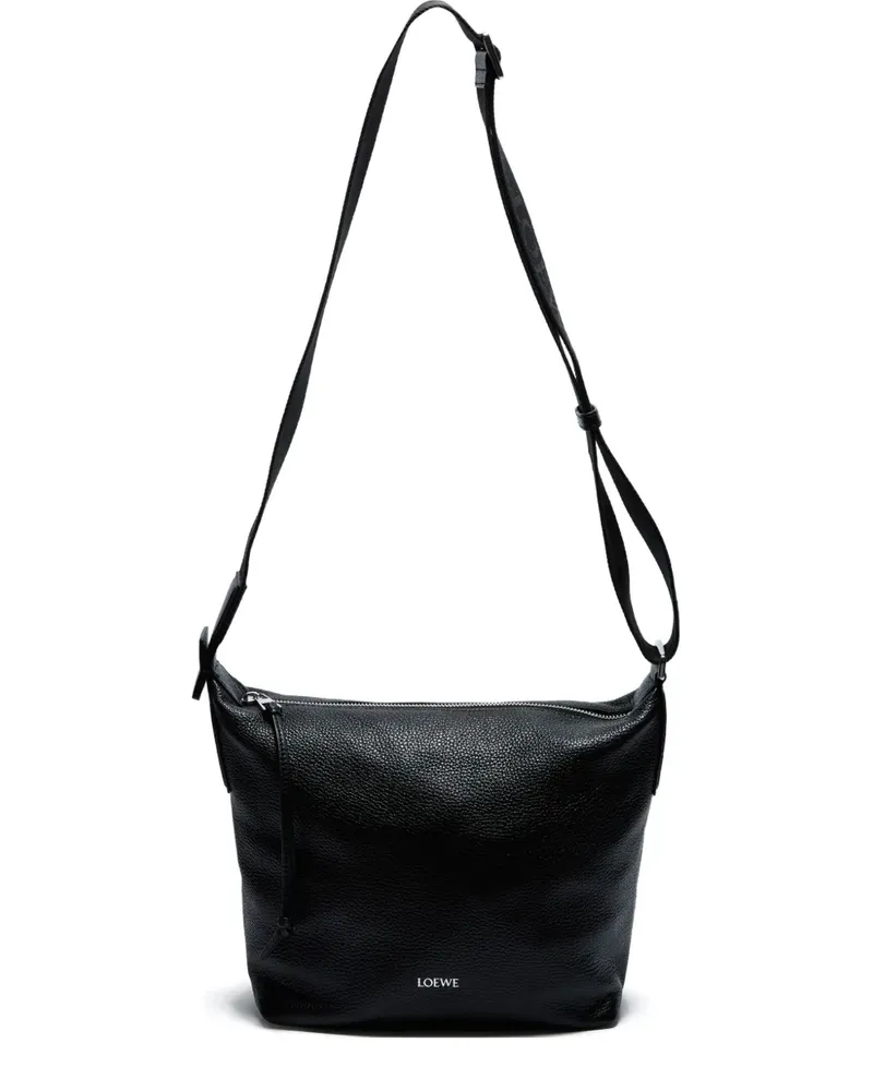 Loewe small Cubi adjustable-strap messenger bag - Schwarz Schwarz