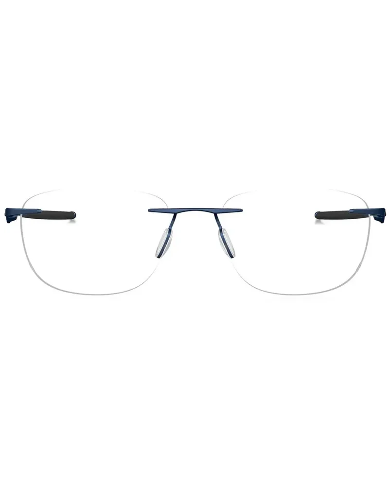 Oakley Brille mit geometrischem Gestell - Blau Blau