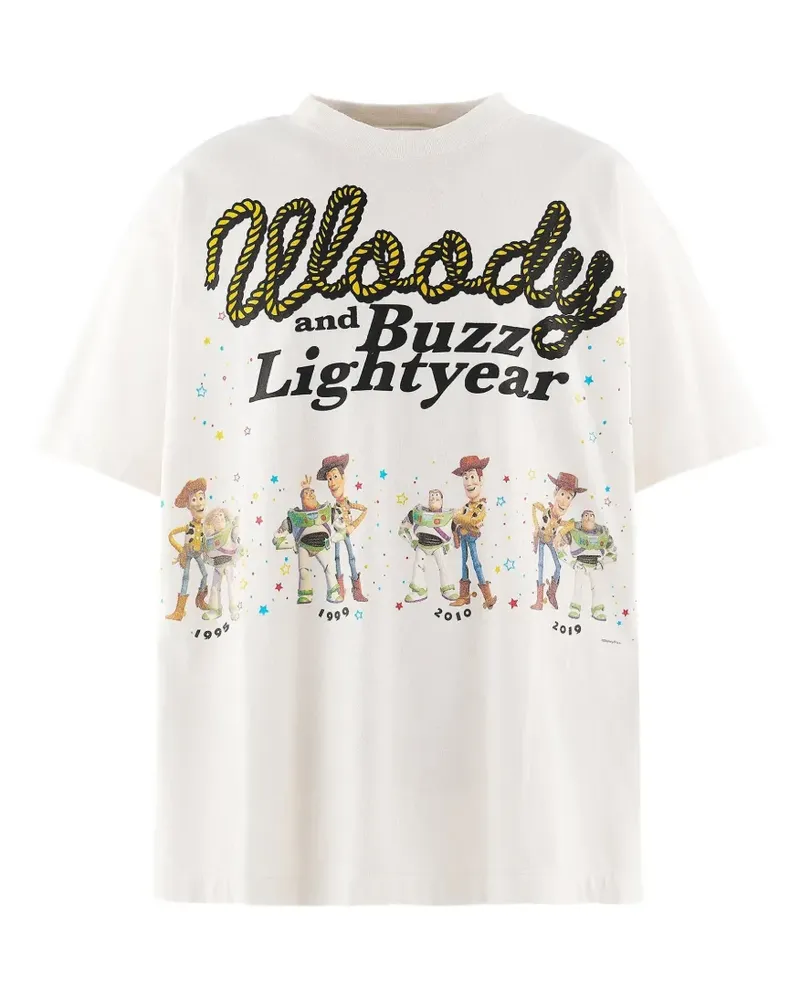 SAINT MXXXXXX T-Shirt mit grafischem Print - Weiß Weiß