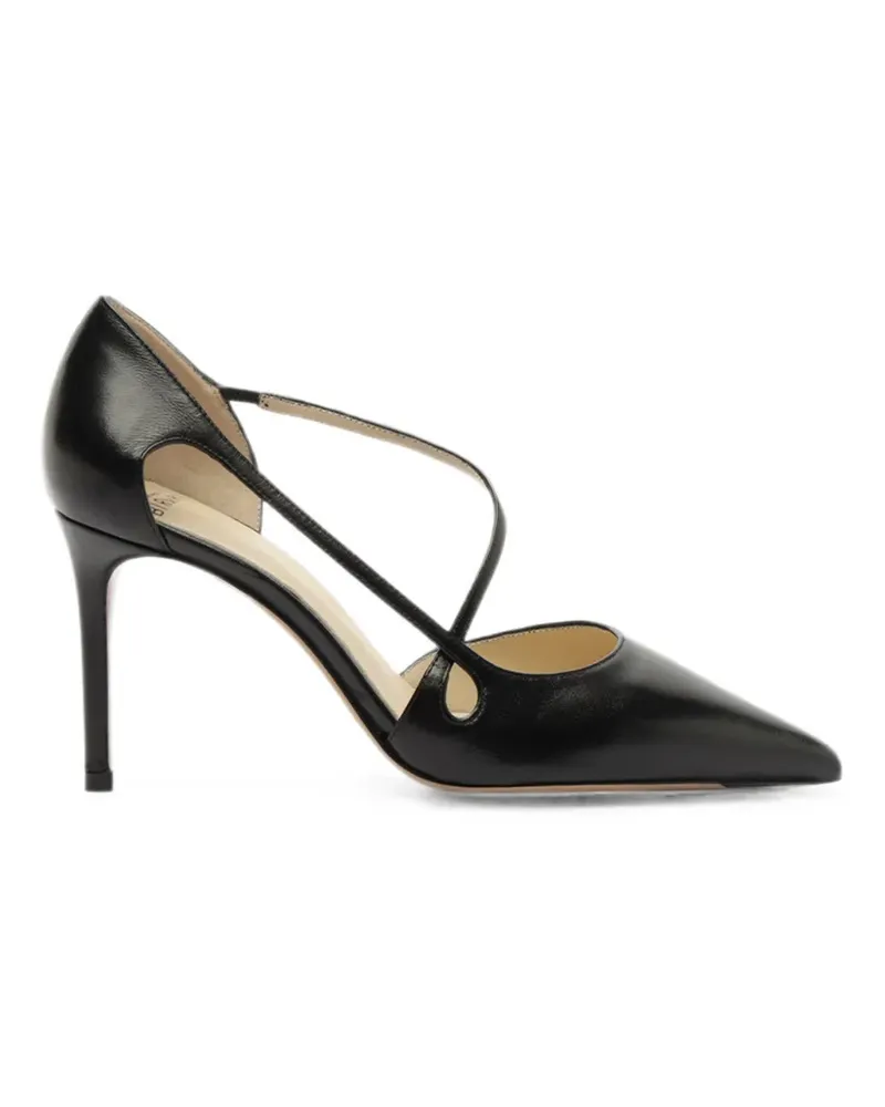 Alexandre Birman Renee crossover-strap pumps - Schwarz Schwarz