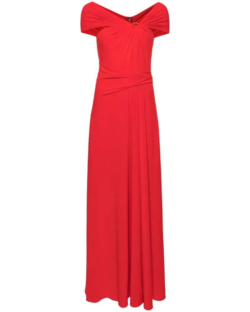 Talbot Runhof Schulterfreies Abendkleid - Rot Rot