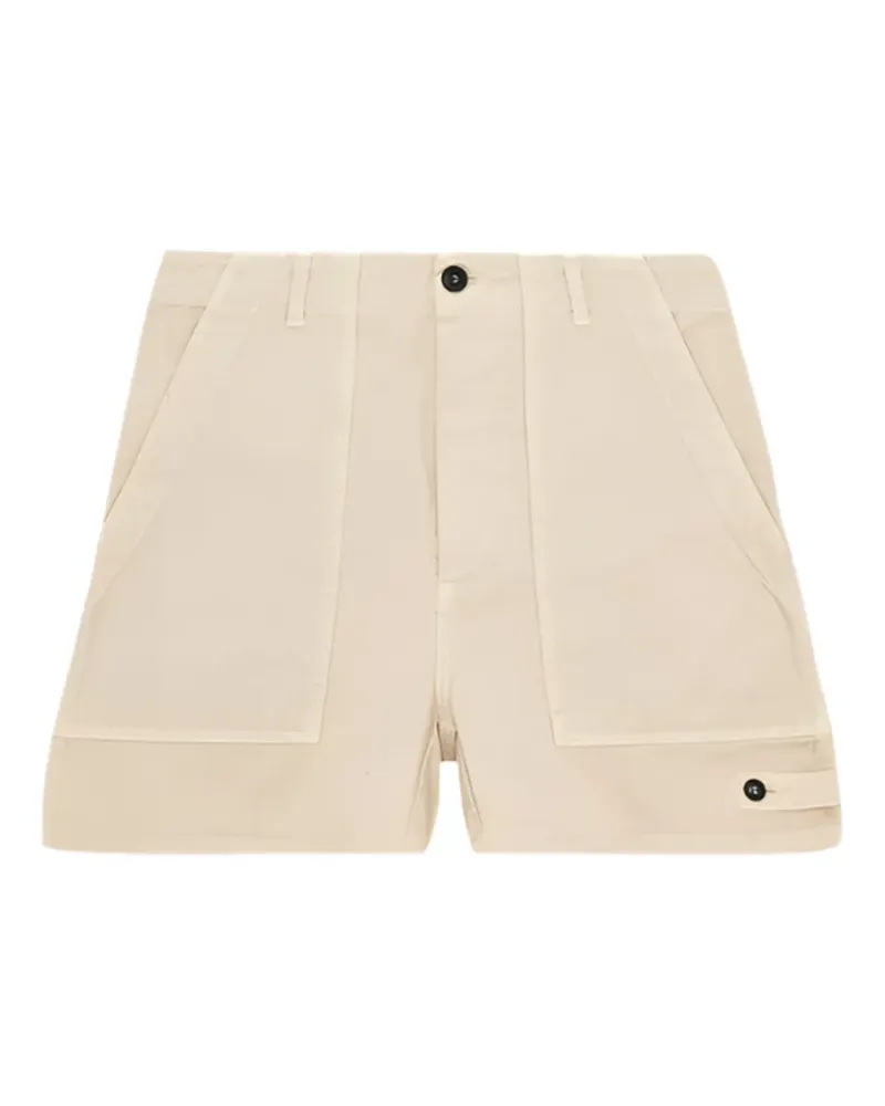 Fortela patch pocket Jim shorts - Nude Nude