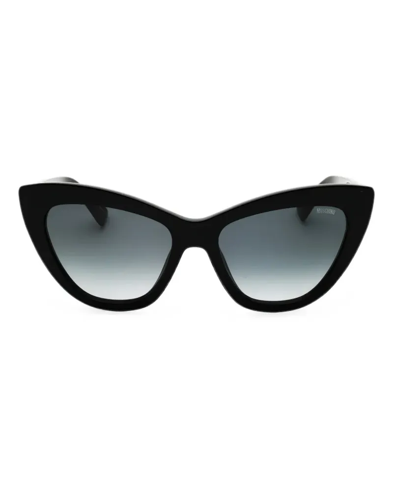 Moschino Cat-Eye-Sonnenbrille - Schwarz Schwarz
