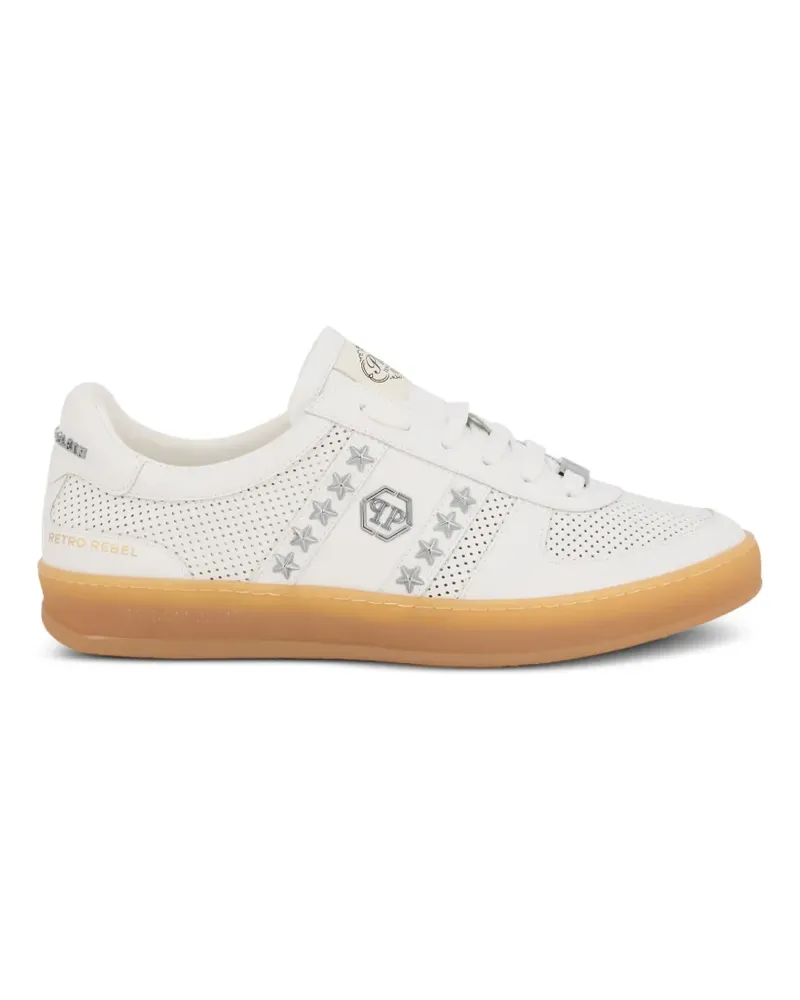 Philipp Plein Retro Rebel Sneakers - Weiß Weiß