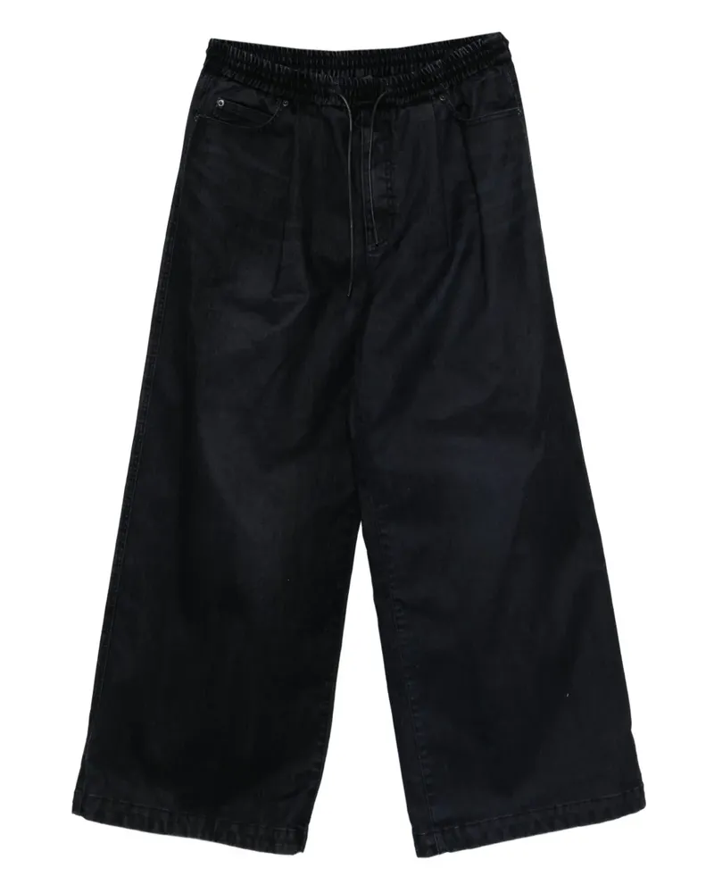 JUUN.J Bundfaltenhose mit Kordelzug - Schwarz Schwarz