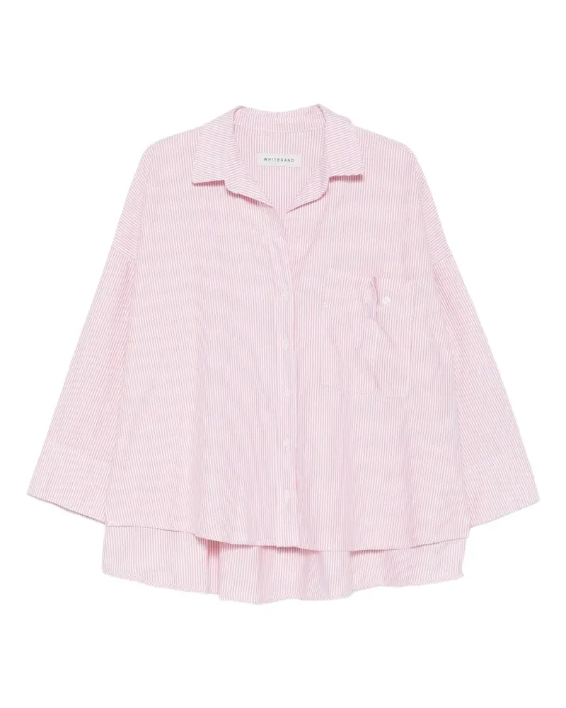 PLAN C striped pocket shirt - Rosa Rosa