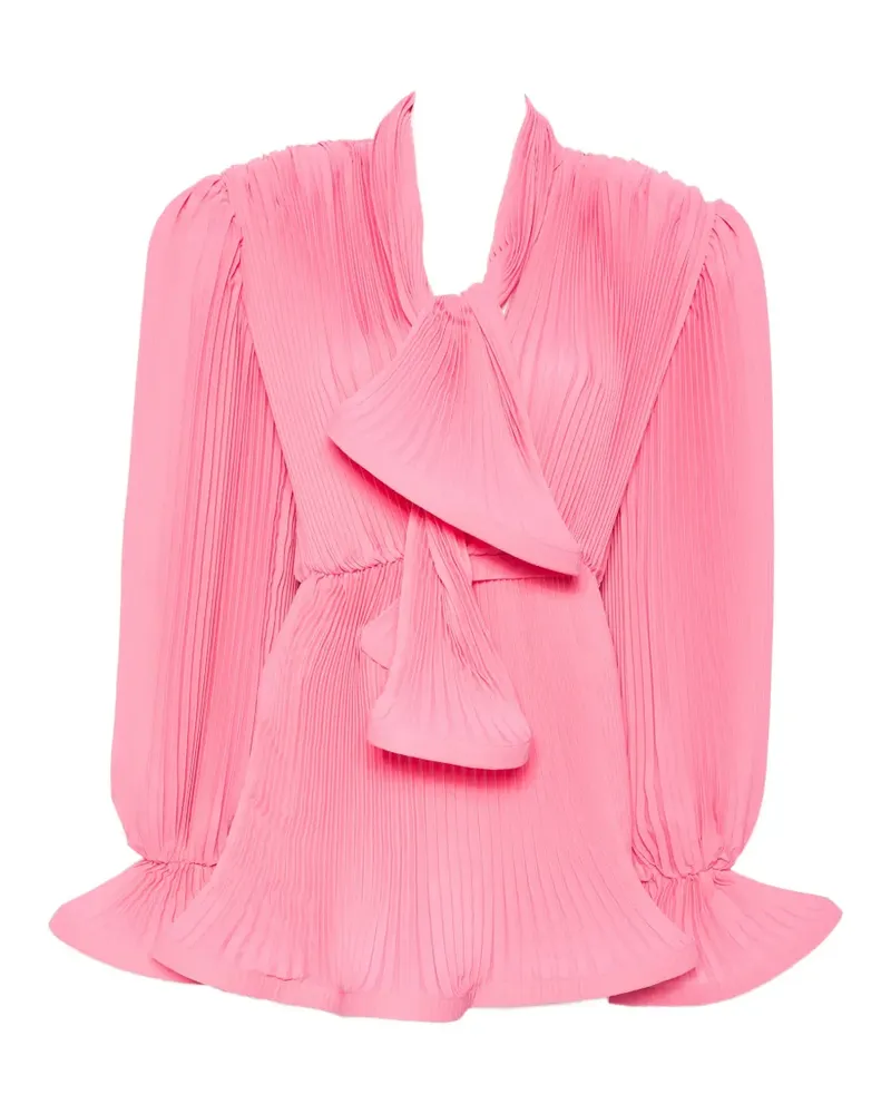 Rowen Rose ruffled-detail mini dress - Rosa Rosa