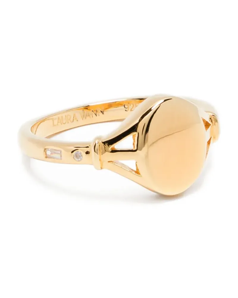 V JEWELLERY Tilly Signet Pinky-Ring - Gold Gold