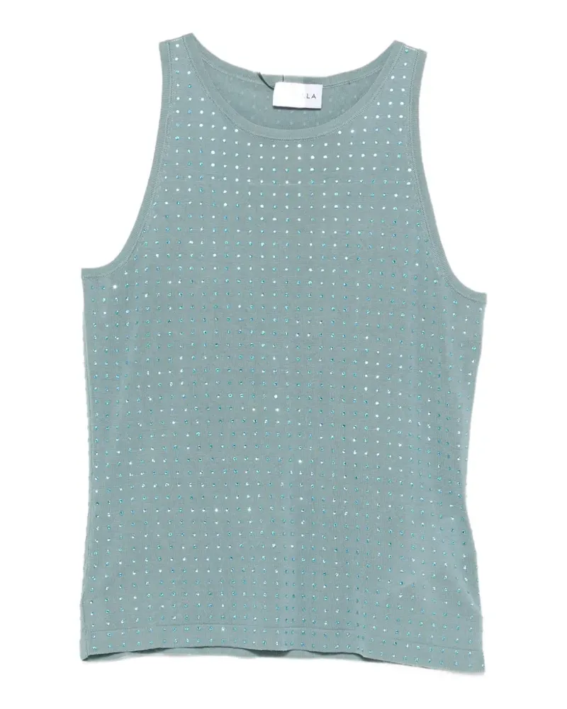MARELLA rhinestone-embellished tank top - Blau Blau