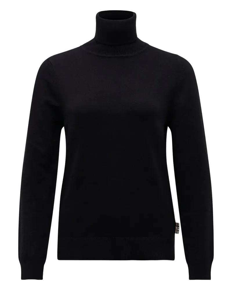 Barbour elbow-patch sweater - Schwarz Schwarz