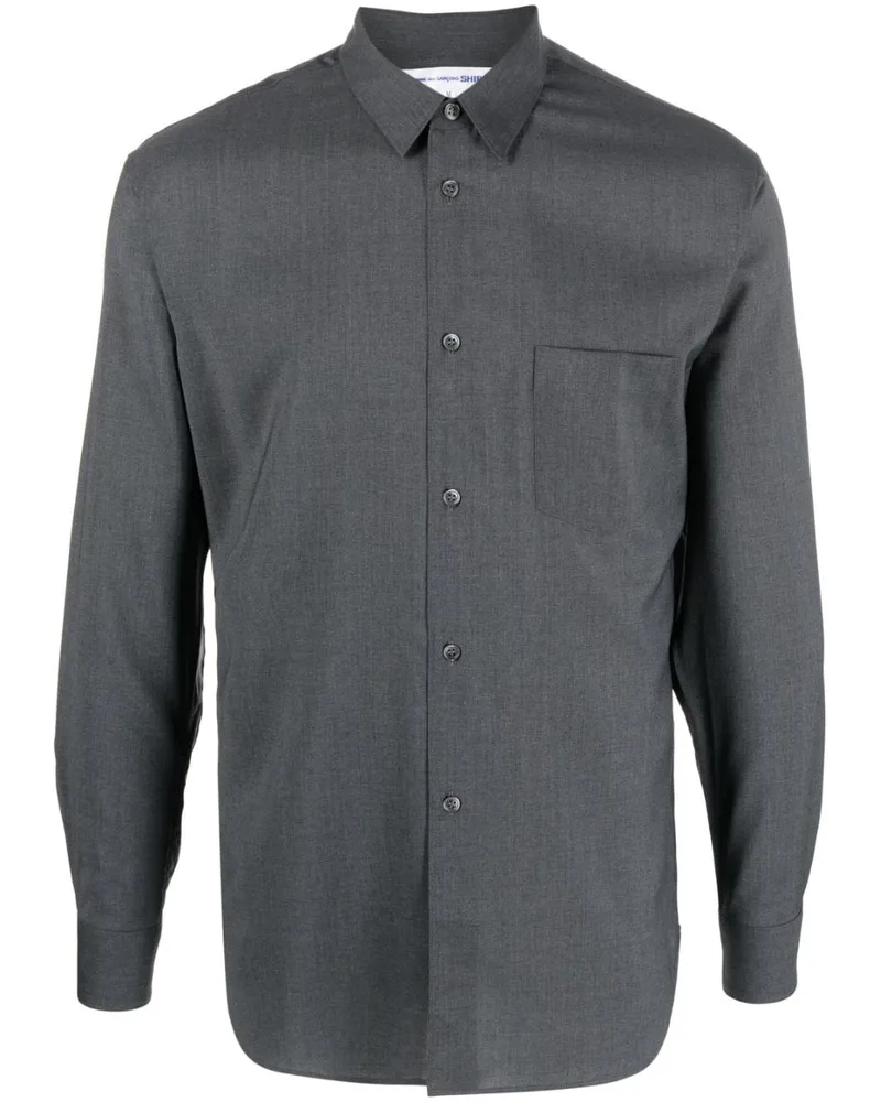 Comme des Garçons Klassisches Hemd - Grau Grau