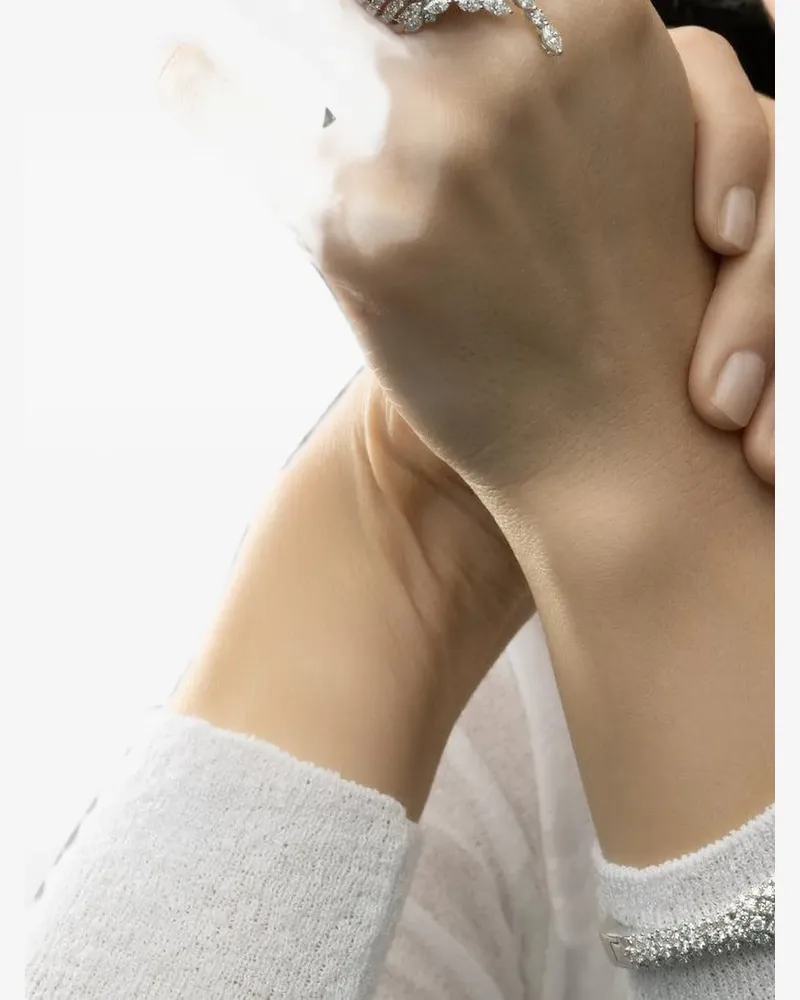 YEPREM Y-Not diamond ring - Silber Silber