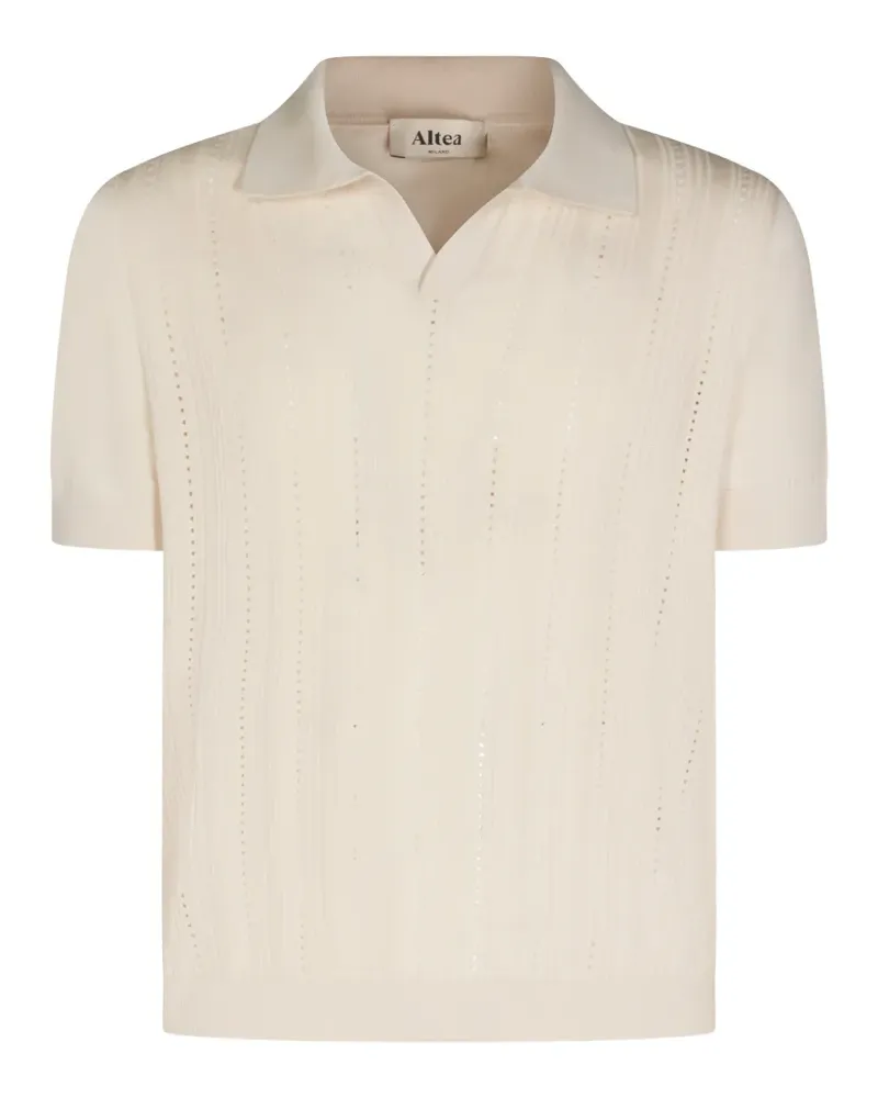 Altea pointelle-knit T-shirt - Nude Nude