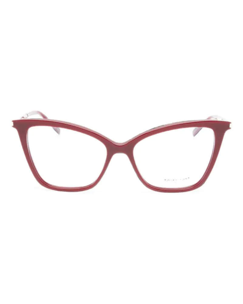Saint Laurent Brille mit Cat-Eye-Gestell - Rot Rot