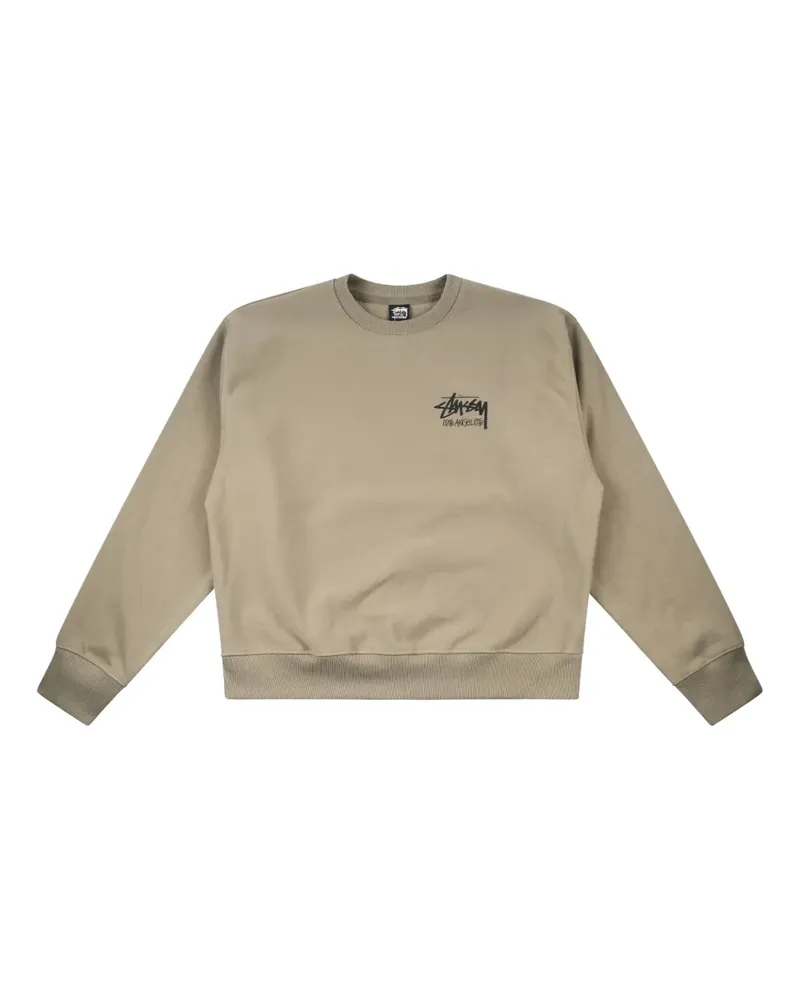Stüssy crew-neck sweatshirt - Nude Nude