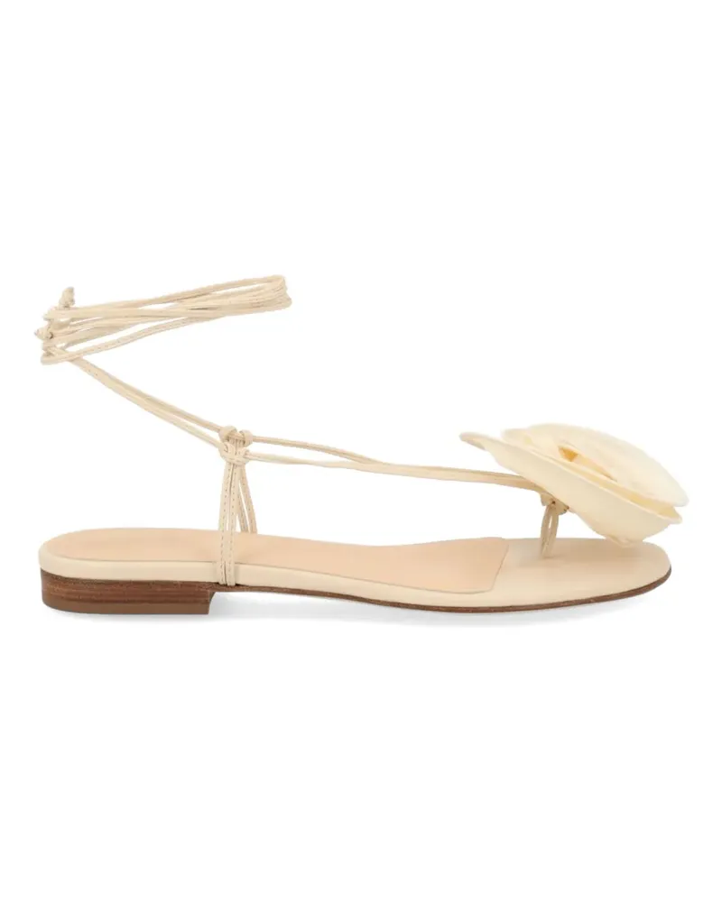 Magda Butrym Sandalen mit Schleifenverschluss - Nude Nude