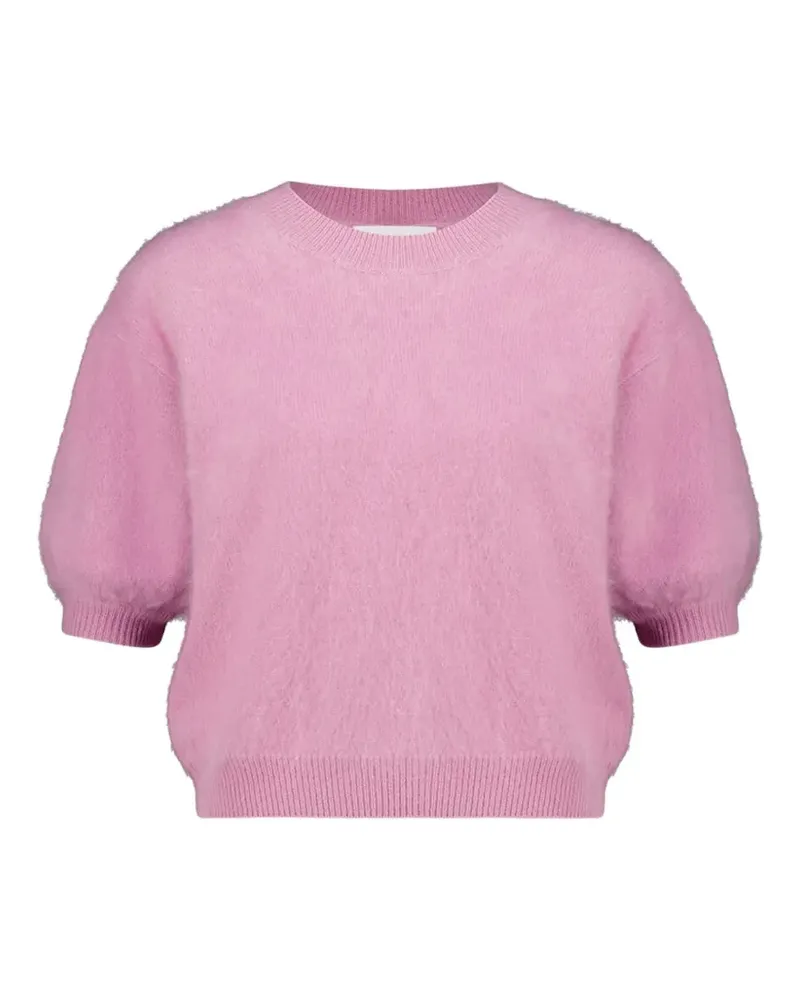 Lisa Yang Juniper knitted short-sleeve sweater - Rosa Rosa