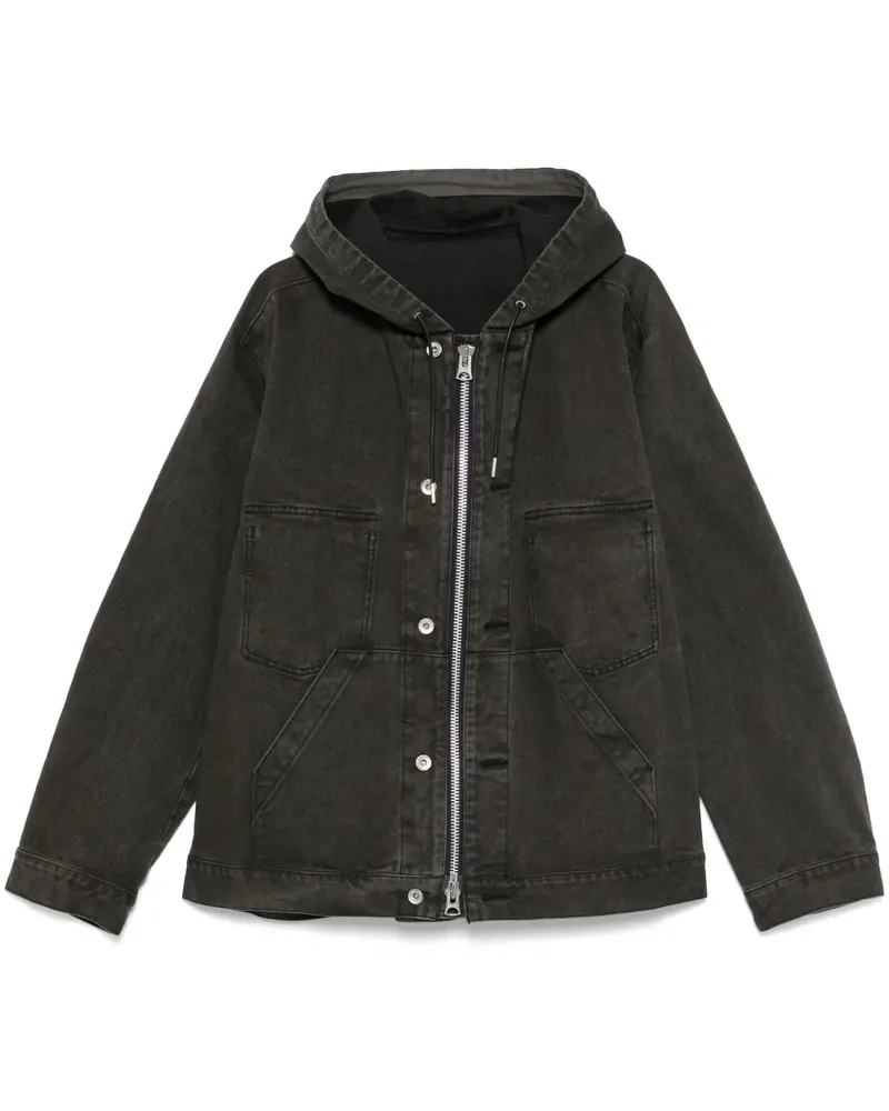 Sacai Jacke mit Kapuze - Grau Grau