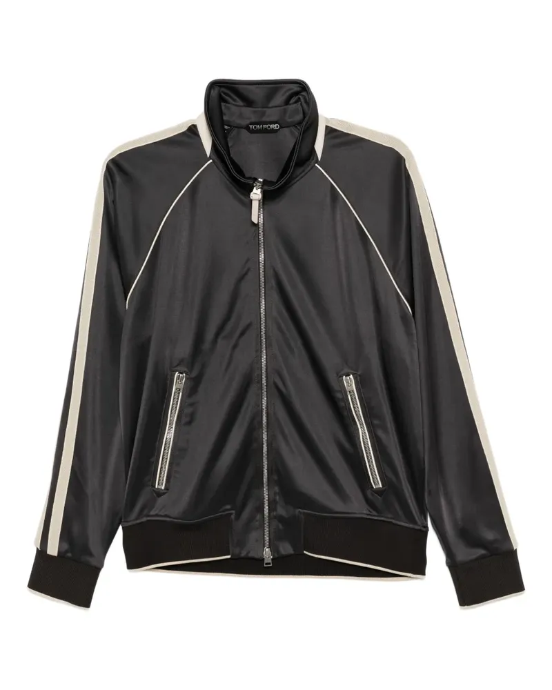 Tom Ford Jacke mit Kontrastdetails - Schwarz Schwarz