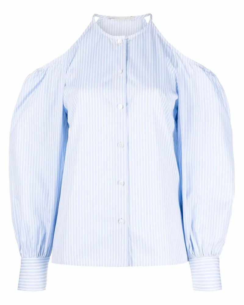 Stella McCartney Bluse mit Cut-Outs - Blau Blau