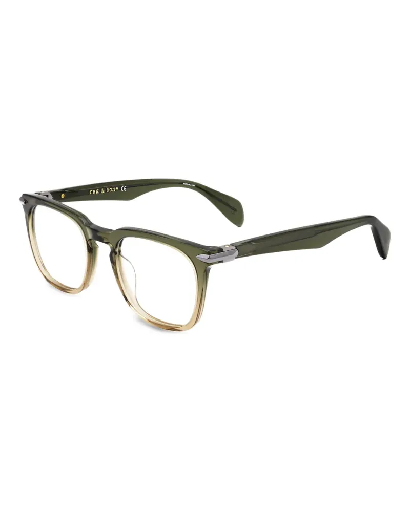 Rag & Bone Brille mit eckigem Gestell - Grün Grün
