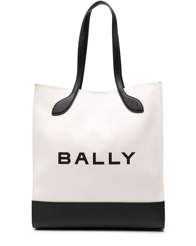 Bally Handtasche mit Logo-Print - Nude Nude