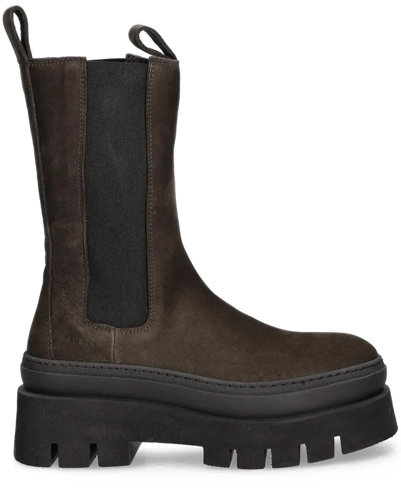 Copenhagen Chelsea-Boots mit Plateau - Braun Braun