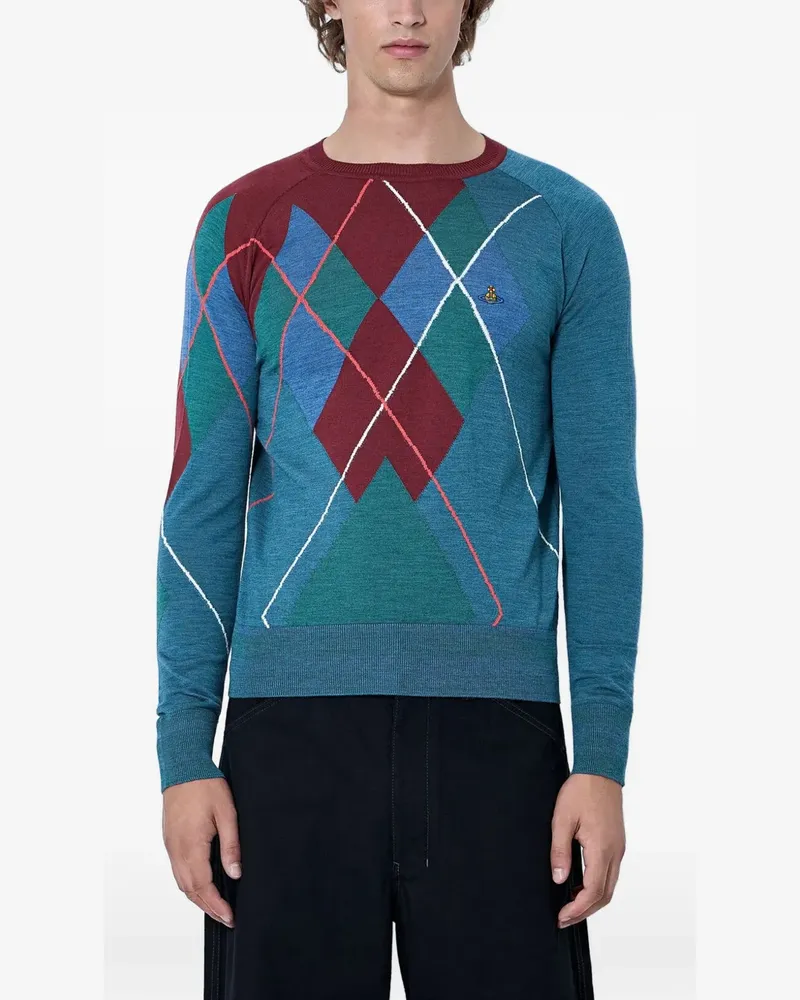 Vivienne Westwood Argyle Jumper - Blau Blau