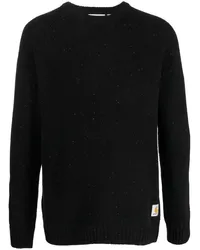 Carhartt WIP Anglistic Pullover mit rundem Ausschnitt Schwarz