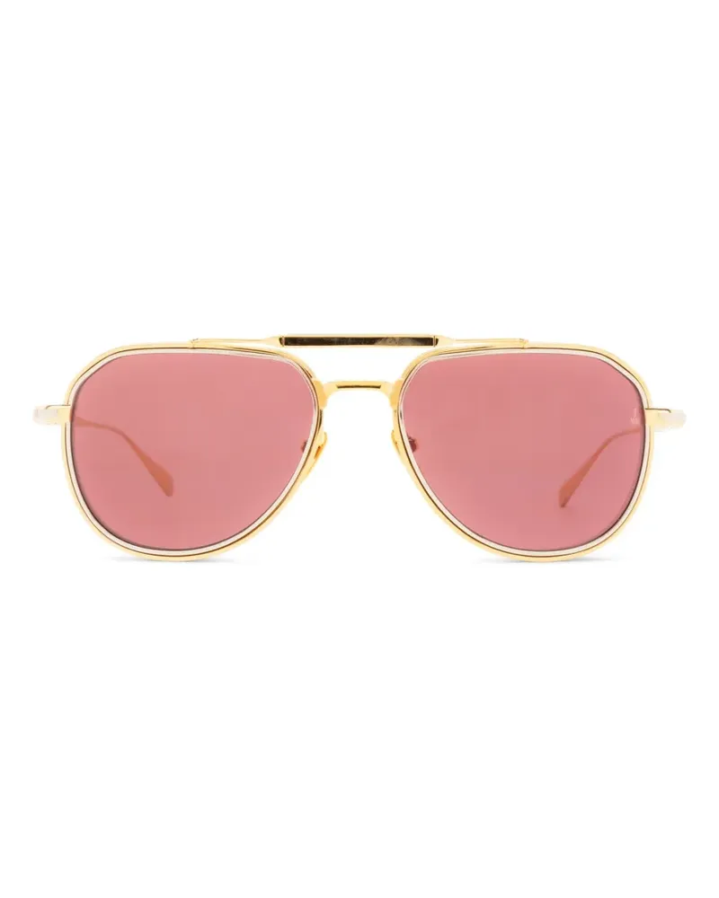 Jacques Marie Mage Commander pilot-frame sunglasses - Gold Gold